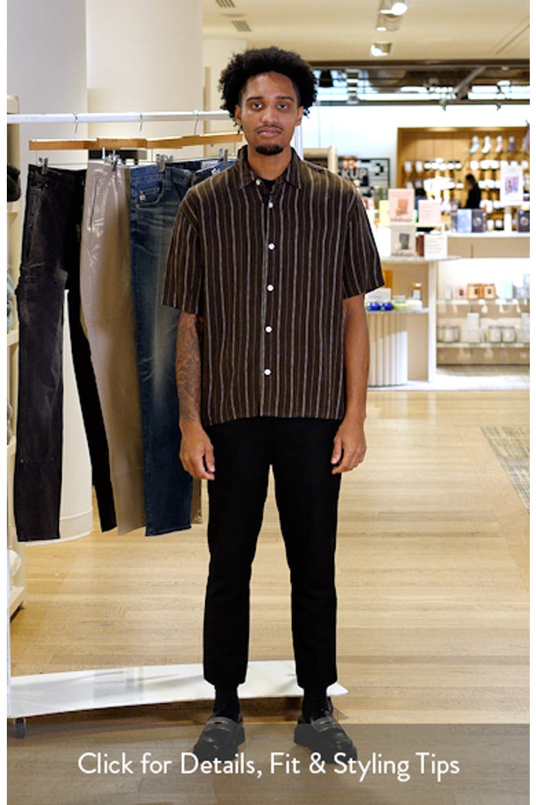 Stripe Short Sleeve Button-Up Shirt (Men) | Nordstrom