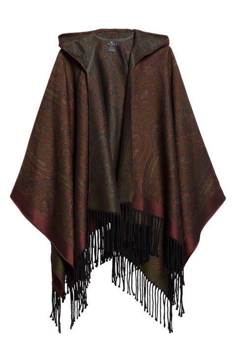 x Birkenstock Hooded Fringe Poncho