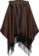 Etro x Birkenstock Hooded Fringe Poncho