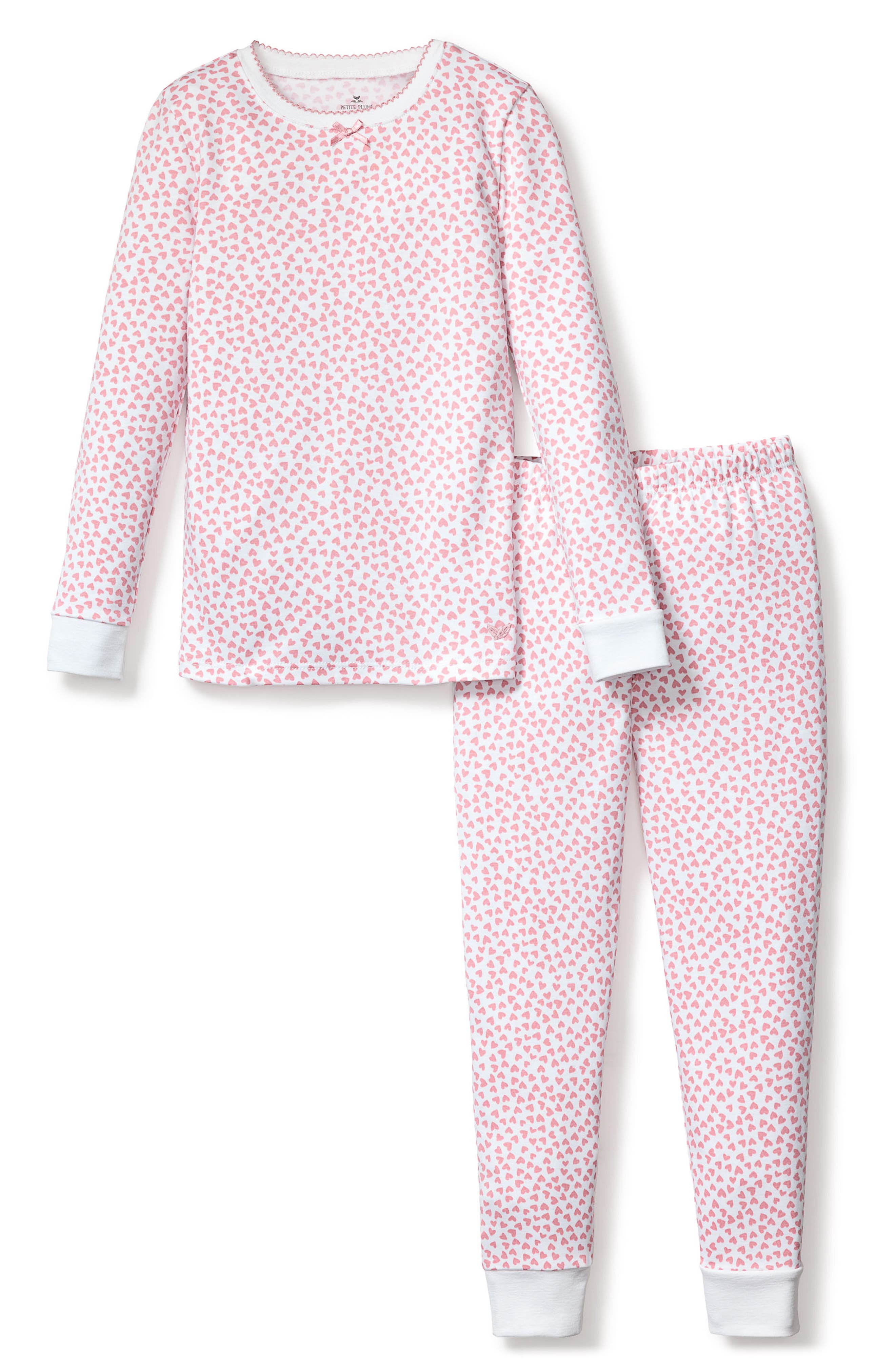 thumbnail image 2 of Essentials Baby Girls' Snug-Fit Cotton Pajama Sets - Soft Ribbed Knit Sleepwear 2 of 9