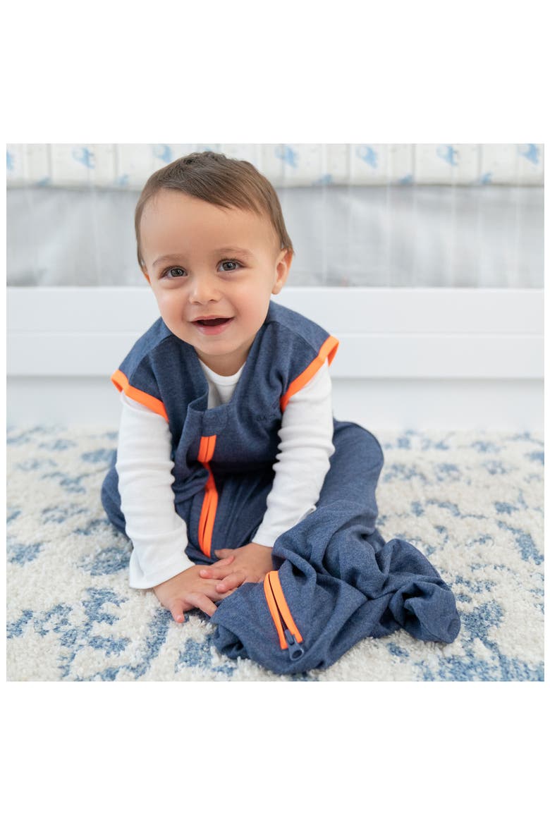 SleepSack™ Ideal Temp Swaddle, Alternate, color, NAVY