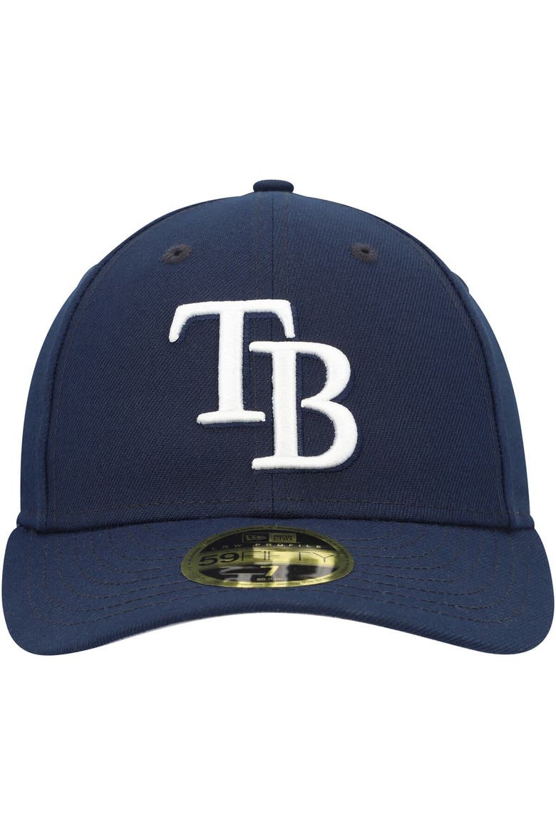 Men's New Era Navy Tampa Bay Rays Oceanside Low Profile 59FIFTY Fitted Hat, Alternate, color, Navy