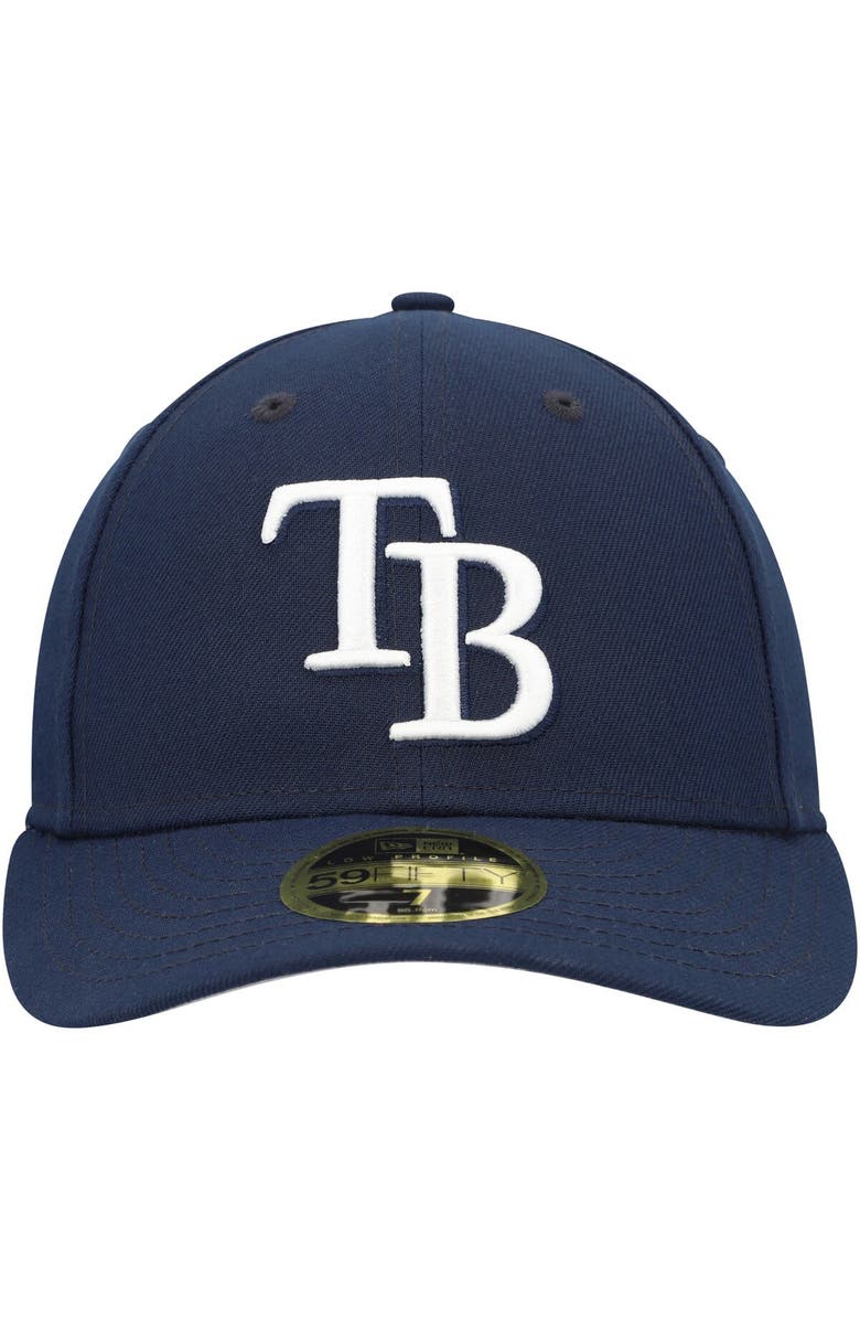 New Era Men's New Era Navy Tampa Bay Rays Oceanside Low Profile 59FIFTY Fitted Hat, Alternate, color, 