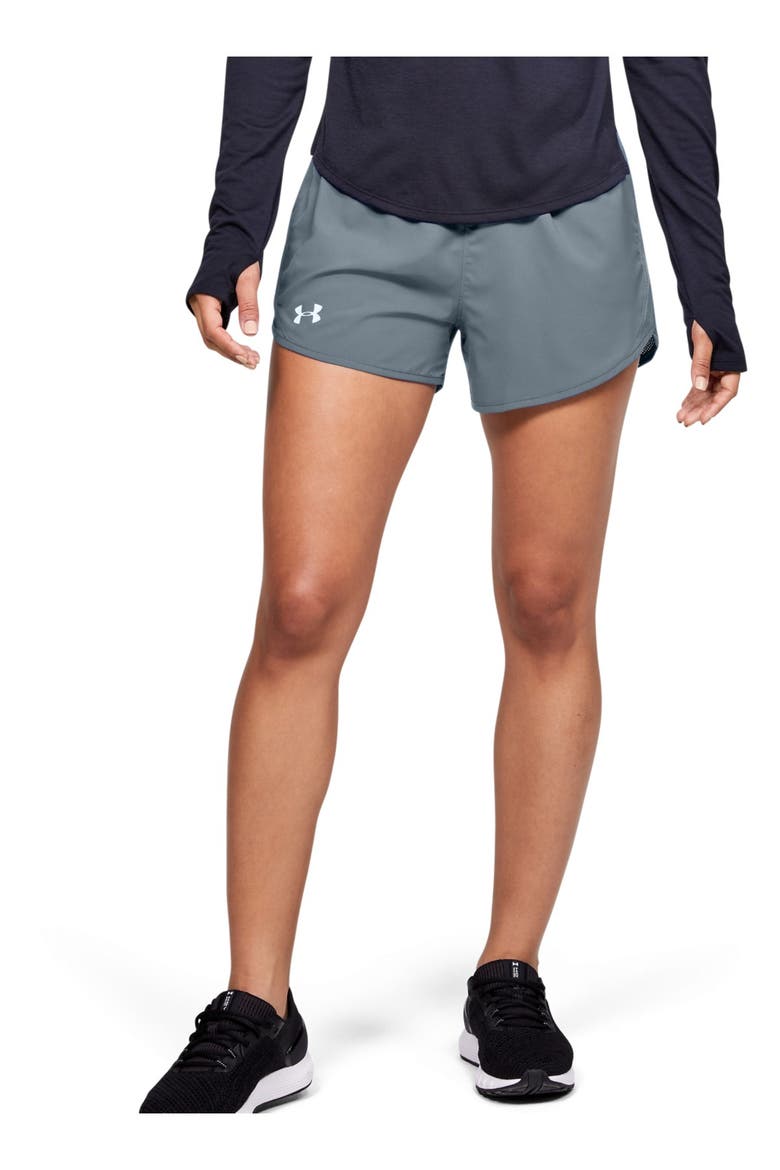 Fly By 2.0 Woven Running Shorts, Main, color, PITCH GREY