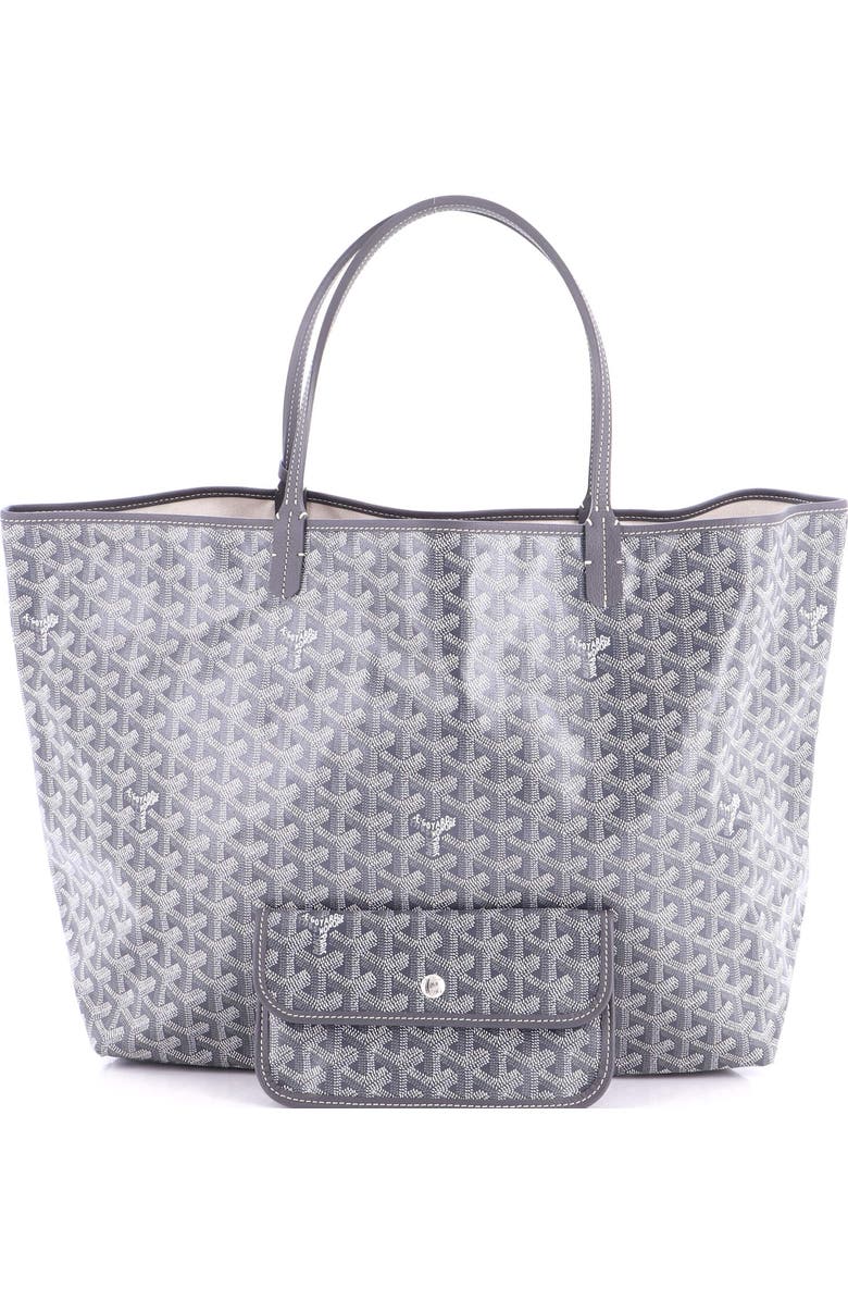 Pre-Owned Goyard Saint Louis Tote Coated Canvas GM, Alternate, color, Gray