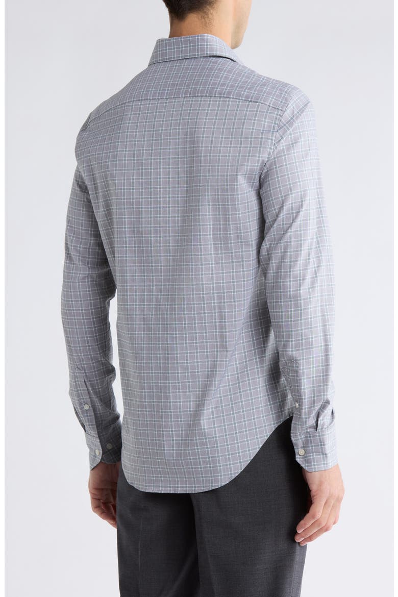 Slim Fit Four-Season Performance Dress Shirt, Alternate, color, MOSS