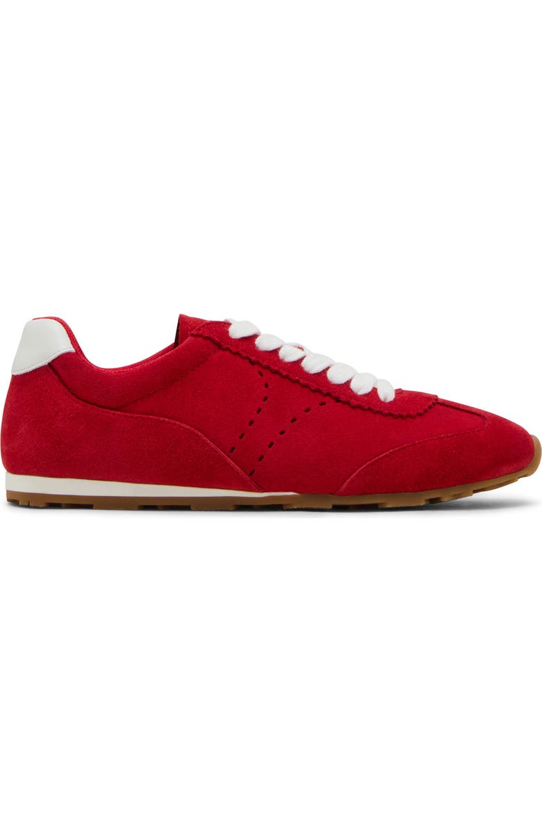 Blondo Carmen Waterproof Sneaker, Alternate, color, Red Suede