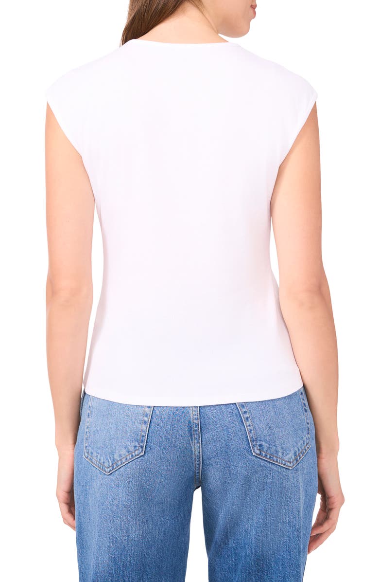 Halogen<sup>®</sup> Extended Shoulder Sleeveless Top, Alternate, color, Bright White