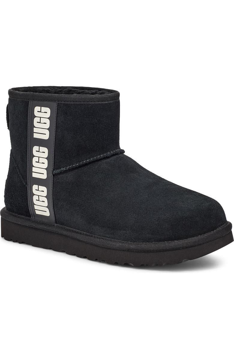 UGG<sup>®</sup> Classic Mini Side Logo Bootie, Main, color,