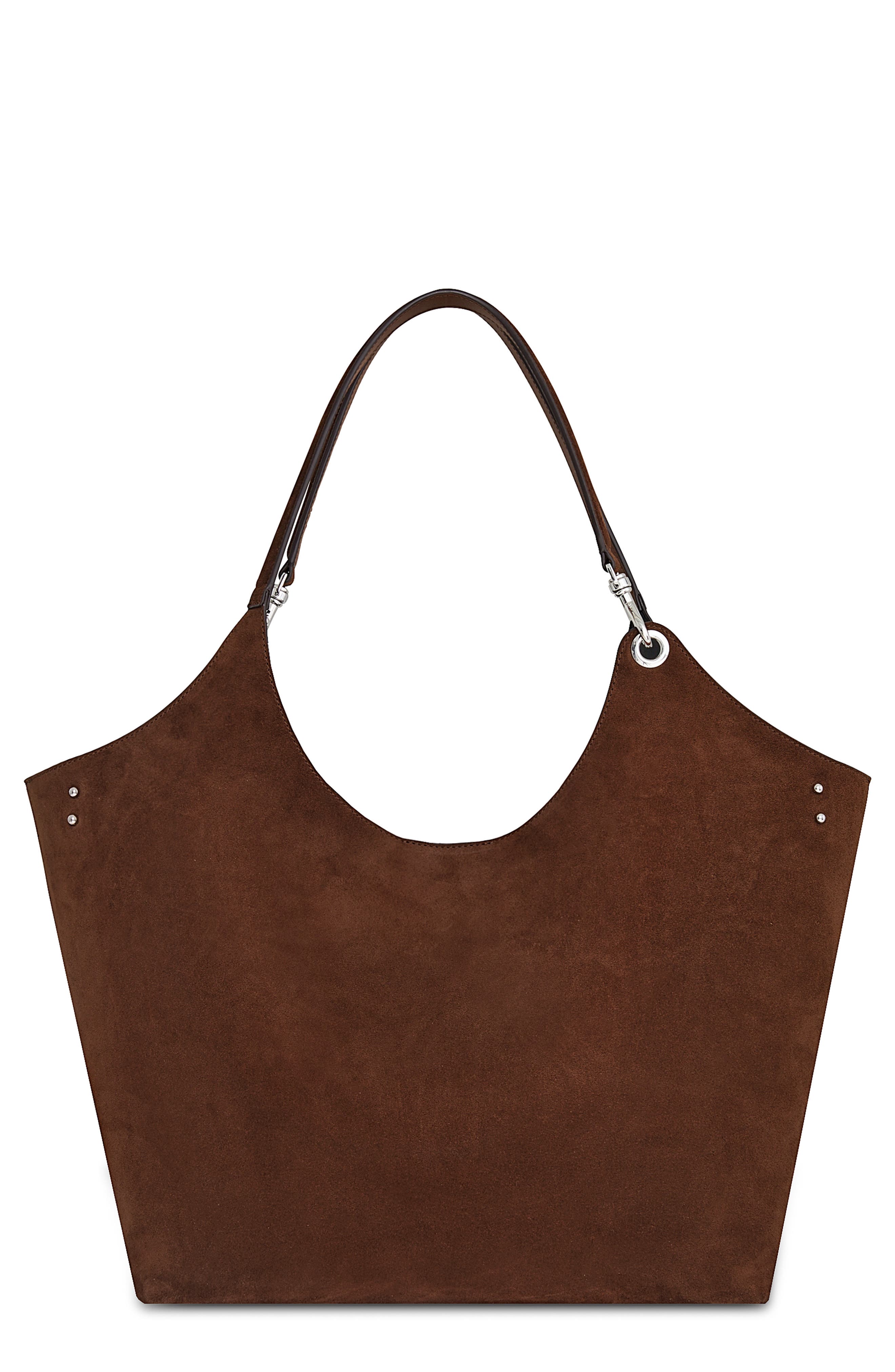 Rebecca Minkoff Perfect Suede Tote, Main, color, 