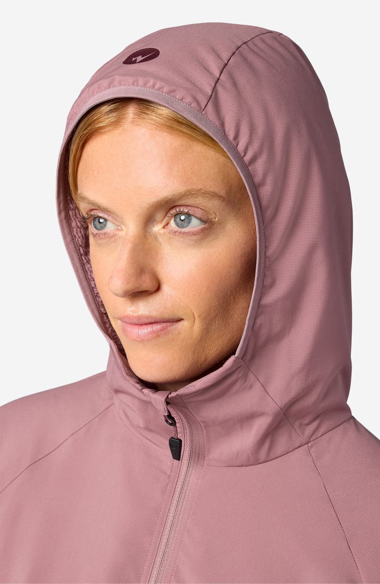 Marmot Aerothermal Hooded Jacket, Alternate, color, Light Mauve