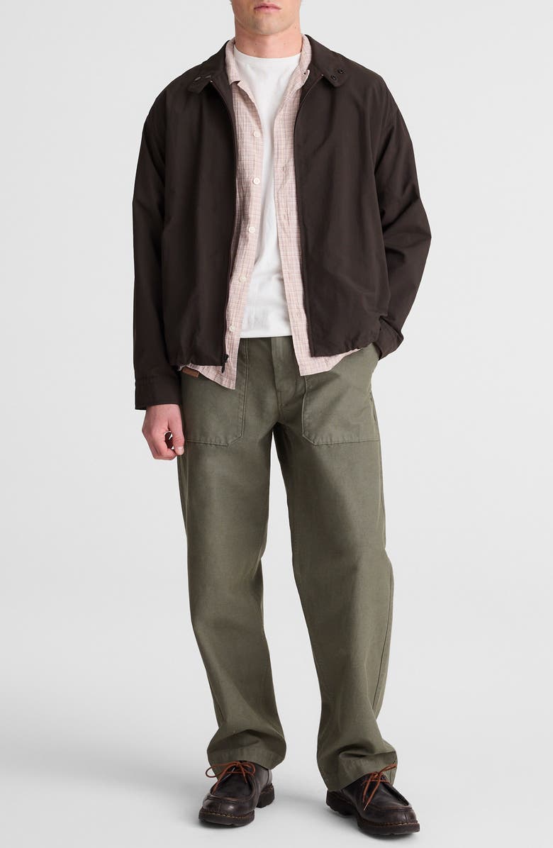 Madewell Reverse Sateen Fatigue Pants, Alternate, color, Surplus