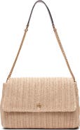 rag & bone Large Chelsea Straw Flap Crossbody Bag