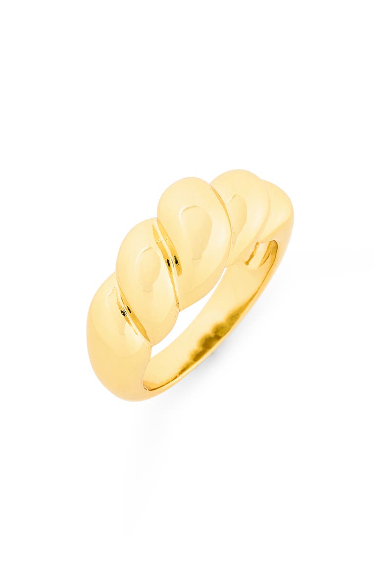 Croissant Ring, Main, color, GOLD