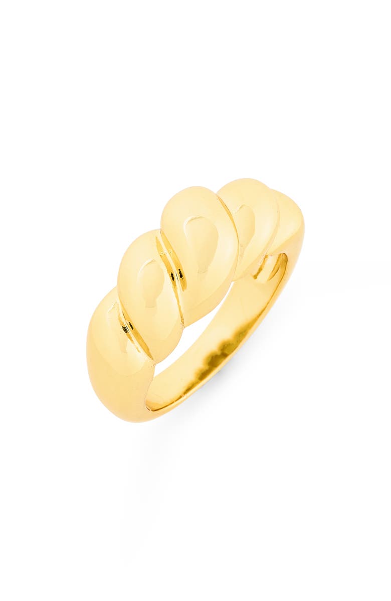 ARGENTO VIVO Croissant Ring, Main, color, Gold