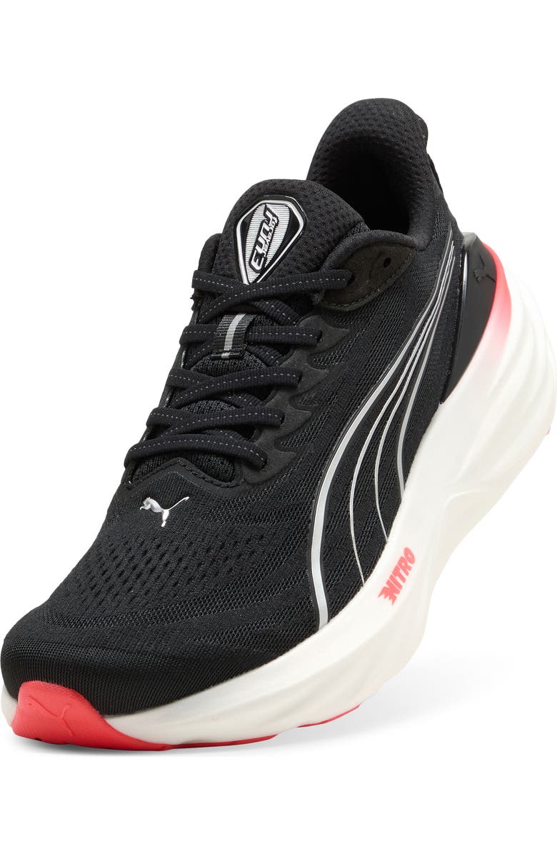 PUMA ForeverRun NITRO<sup>™</sup> 3 Running Shoe, Alternate, color, Puma Black/ Ultra Red