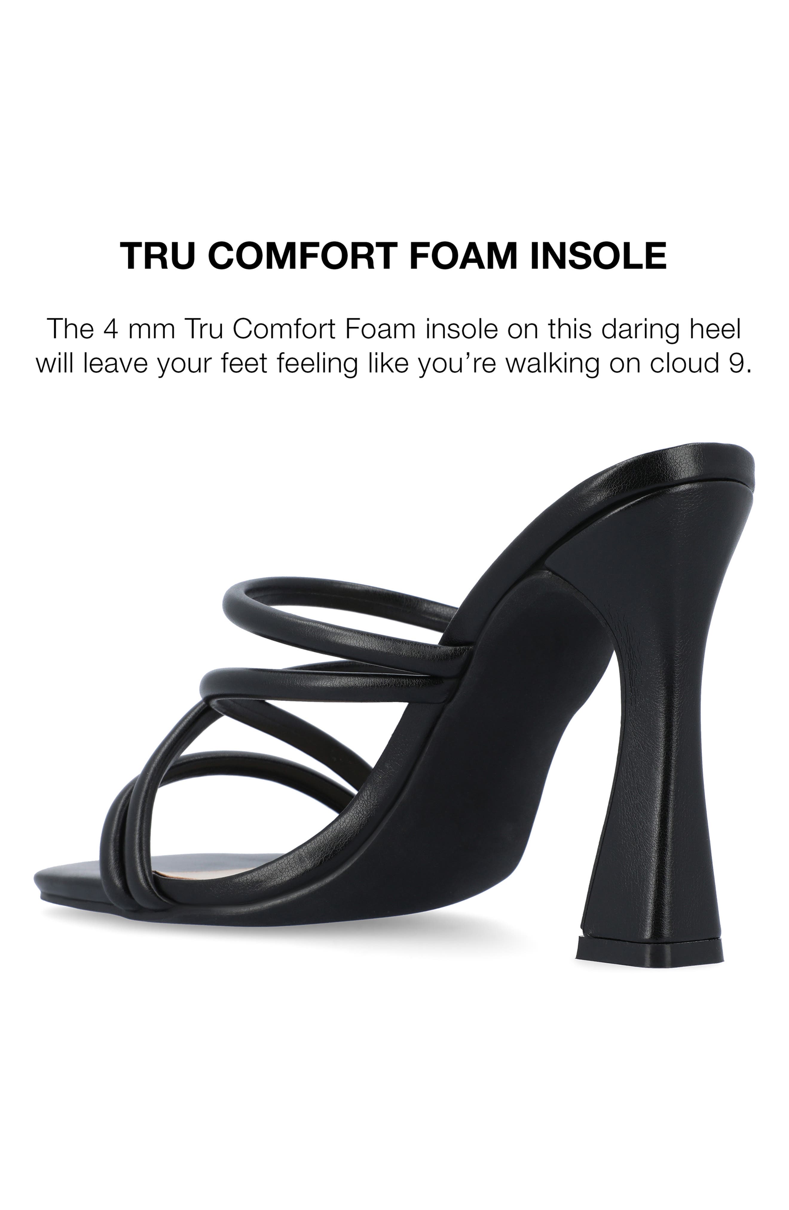 Journee Collection Louisse Sandal, Alternate, color, Black