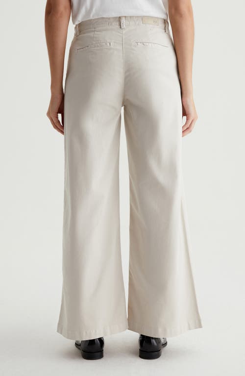 Ag Caden Twill Wide Leg Pants In Pumice