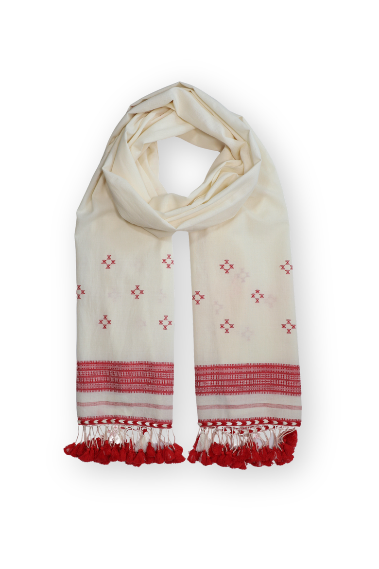 Kutch Scarf, Main, color, Red