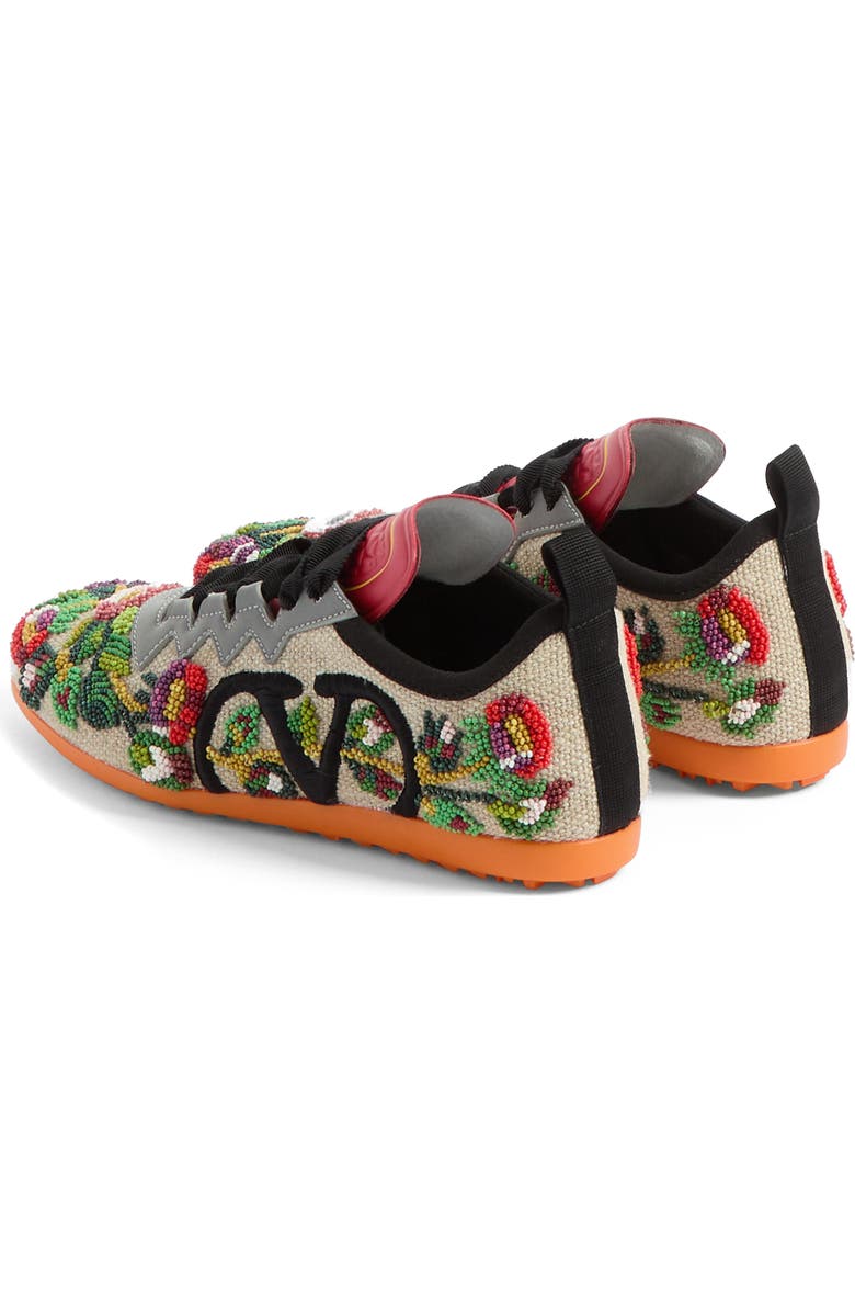 Valentino Garavani Chromathon Beaded Sneaker, Alternate, color,