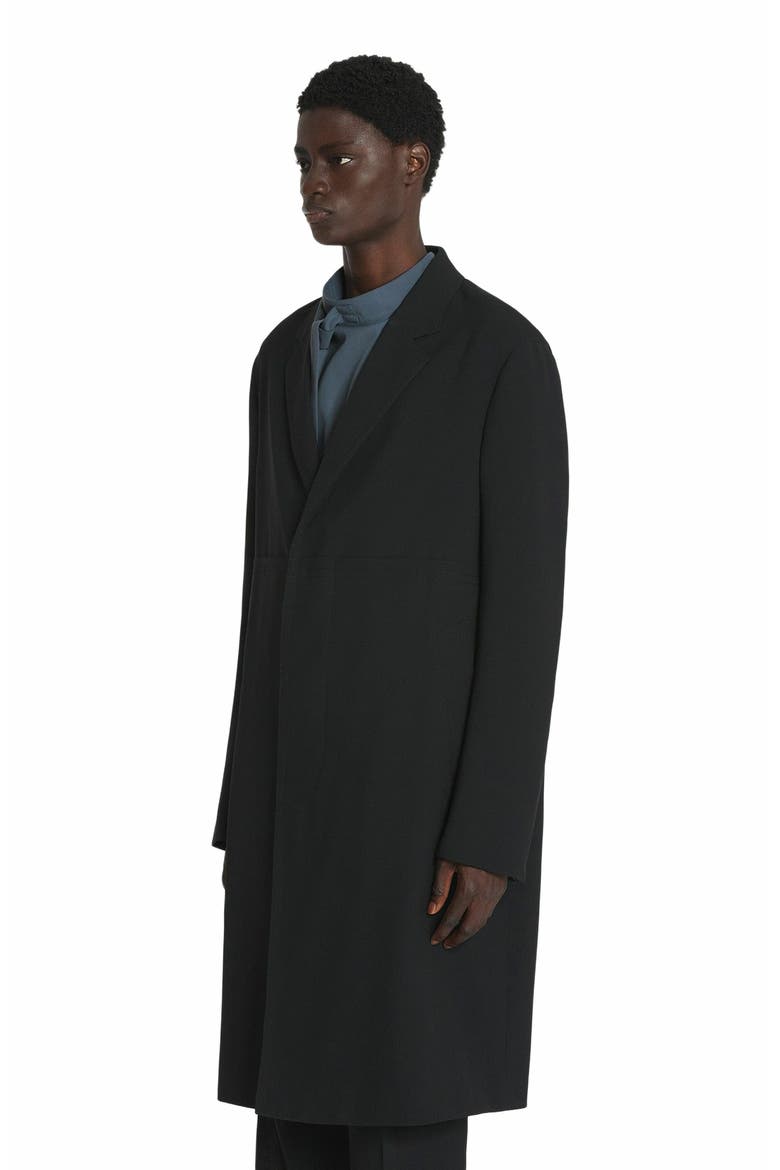 Wool Coat, Alternate, color, Black