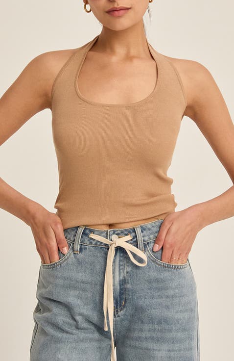 Halter Knit Top