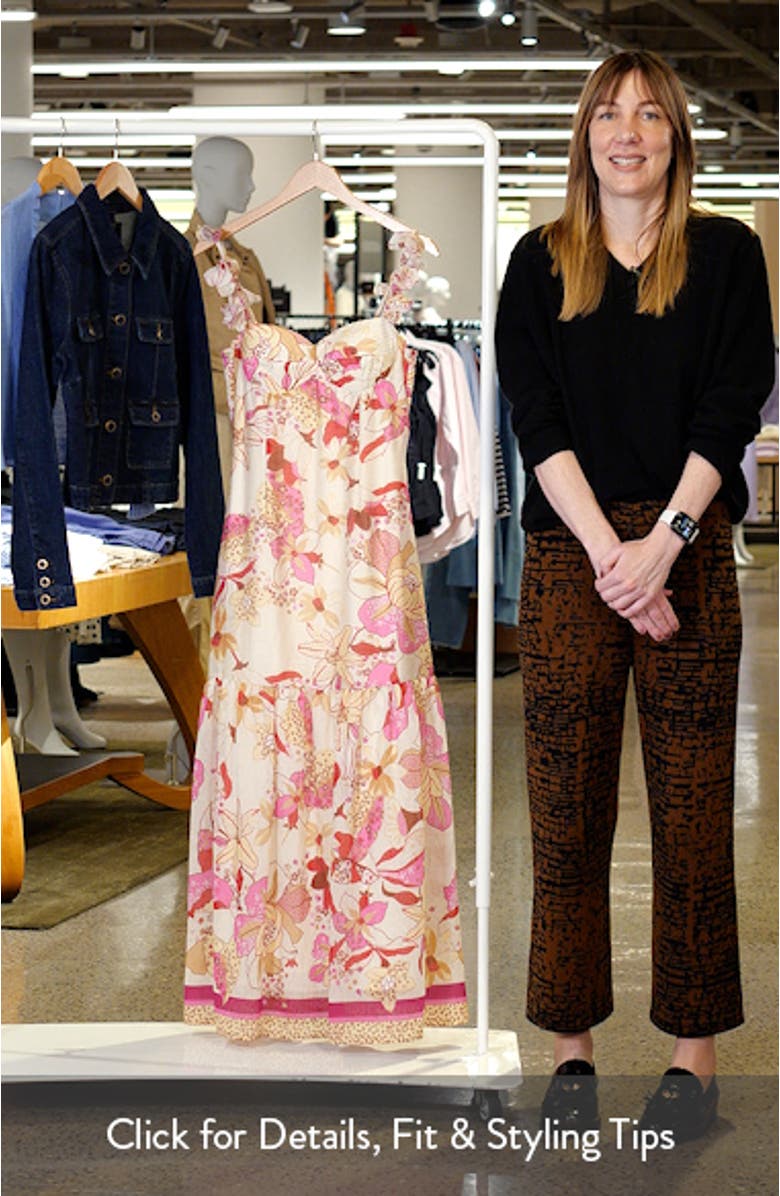 Anisha Tie Strap Maxi Dress, sales video thumbnail