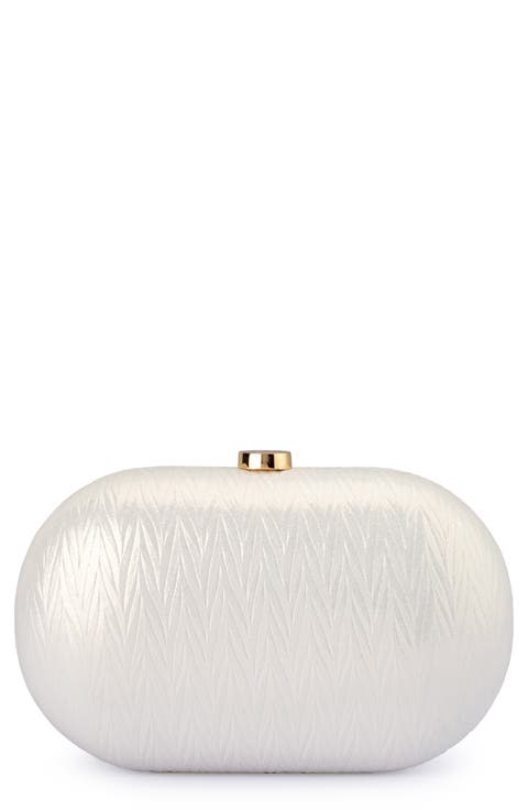 Izza Oval Frame Clutch