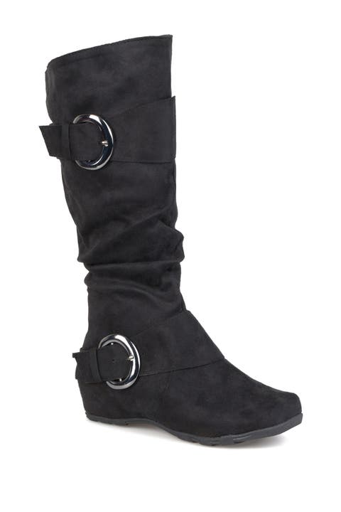 JOURNEE Jester Side Buckle Tall Boot