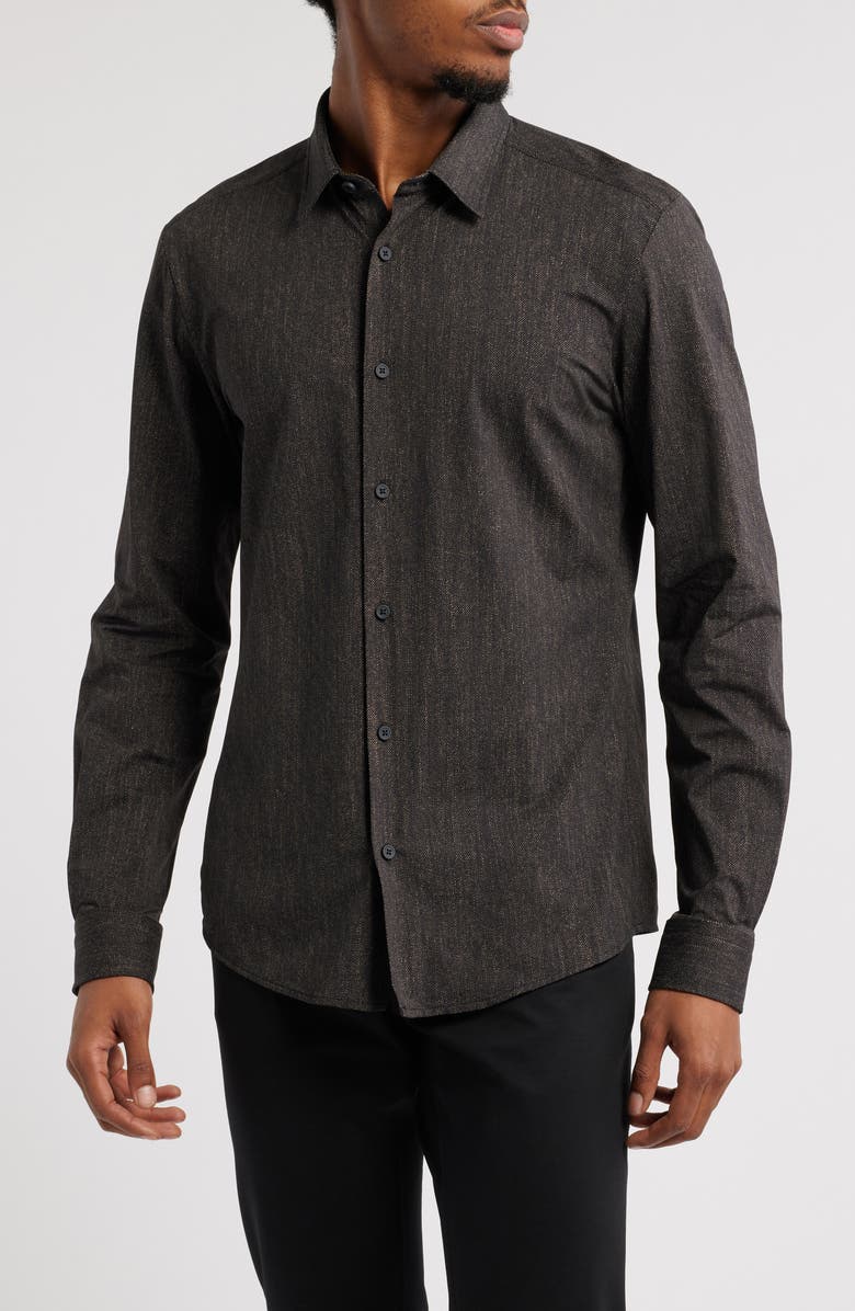 BOSS Roan Kent Button-Up Shirt, Main, color, 