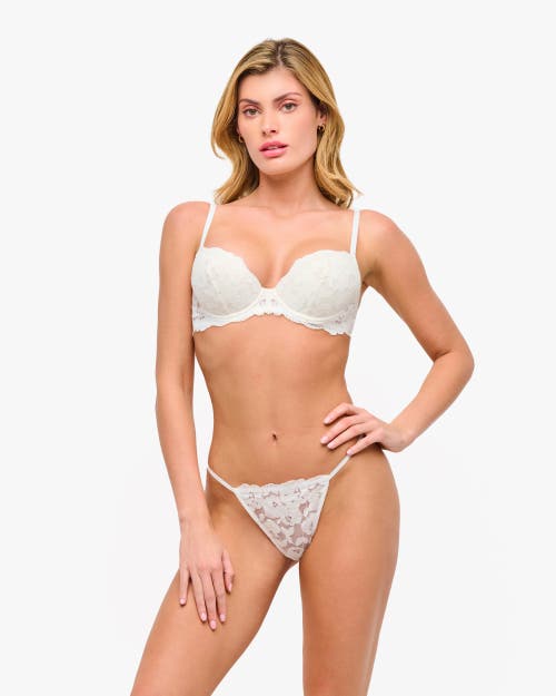 Cosabella Romanza G-string In White