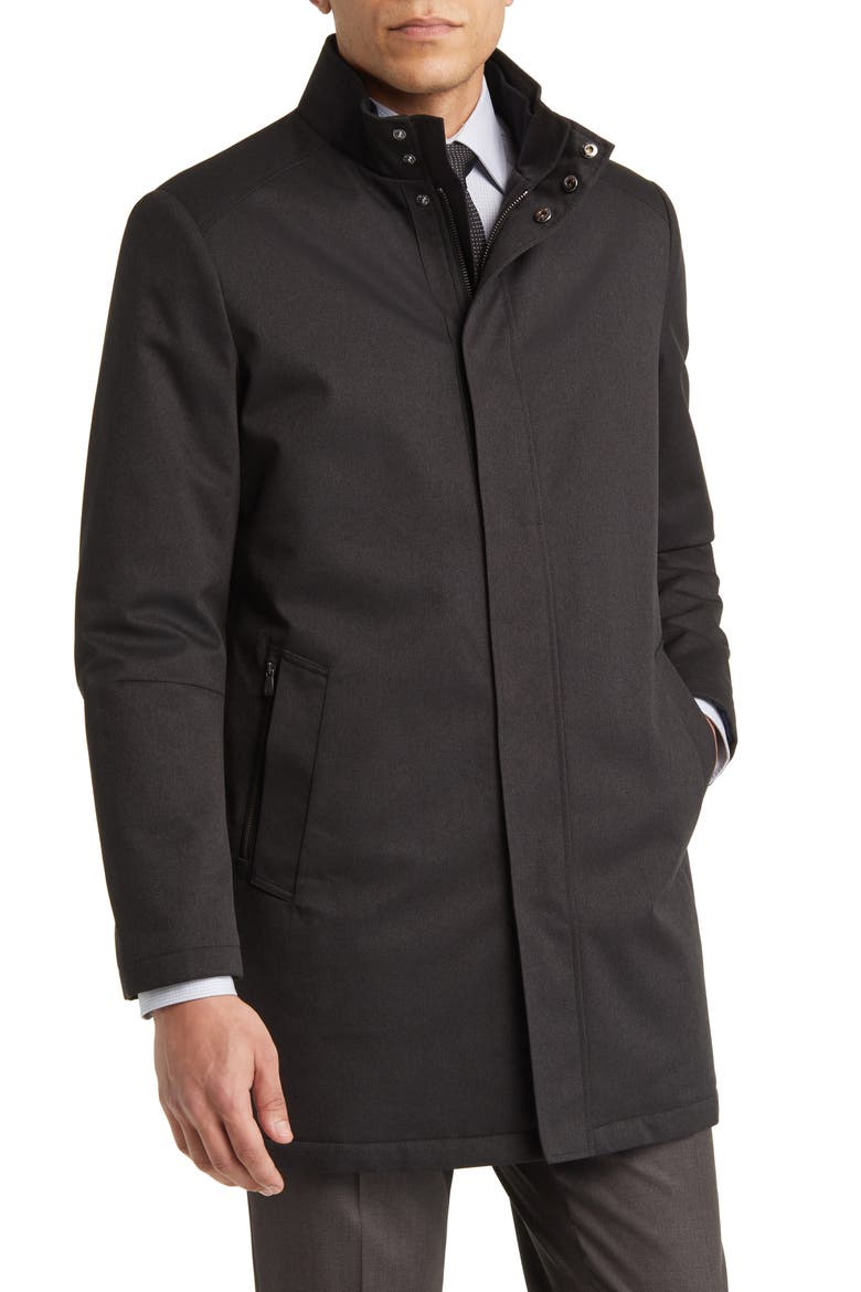 Bryce Technical All Weather Water Resistant Coat, Alternate, color, CHARCOAL