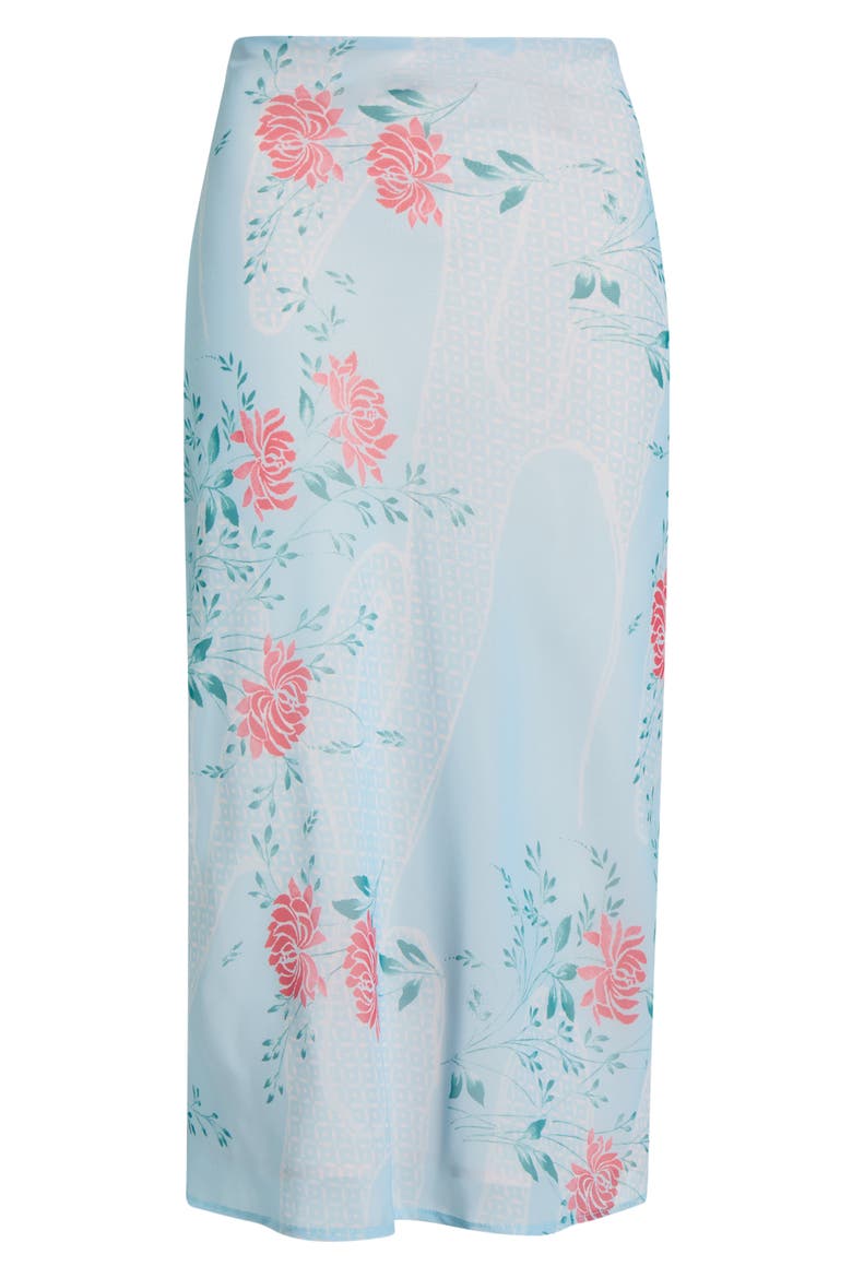 The Lawson Floral Skirt, Alternate, color, BLUE/ PINK FLOWER