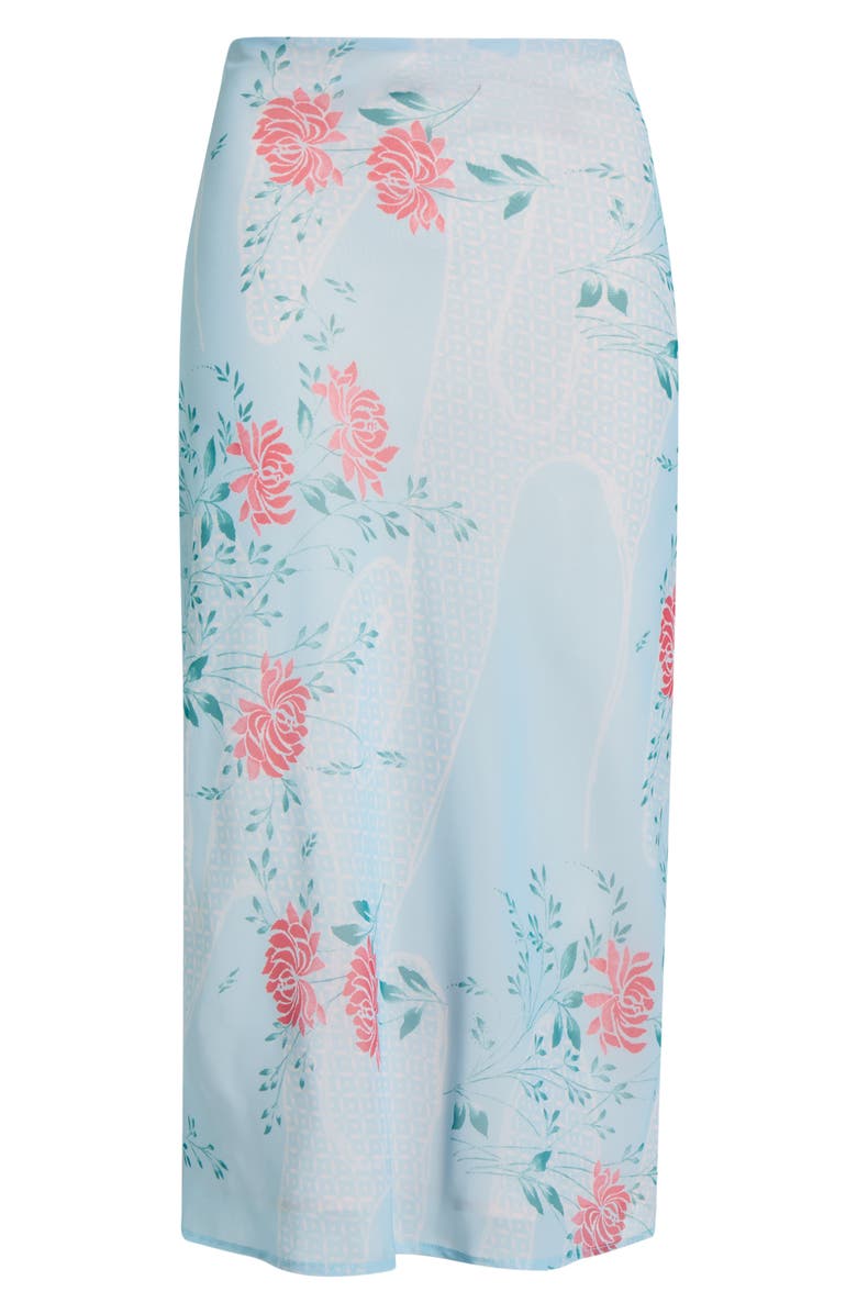 Bella Venice The Lawson Floral Skirt, Main, color, Blue/ Pink Flower