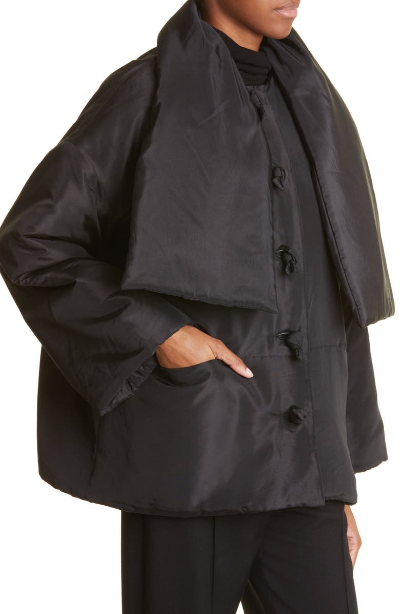 TOTEME Scarf Detail Jacket, Alternate, color, 