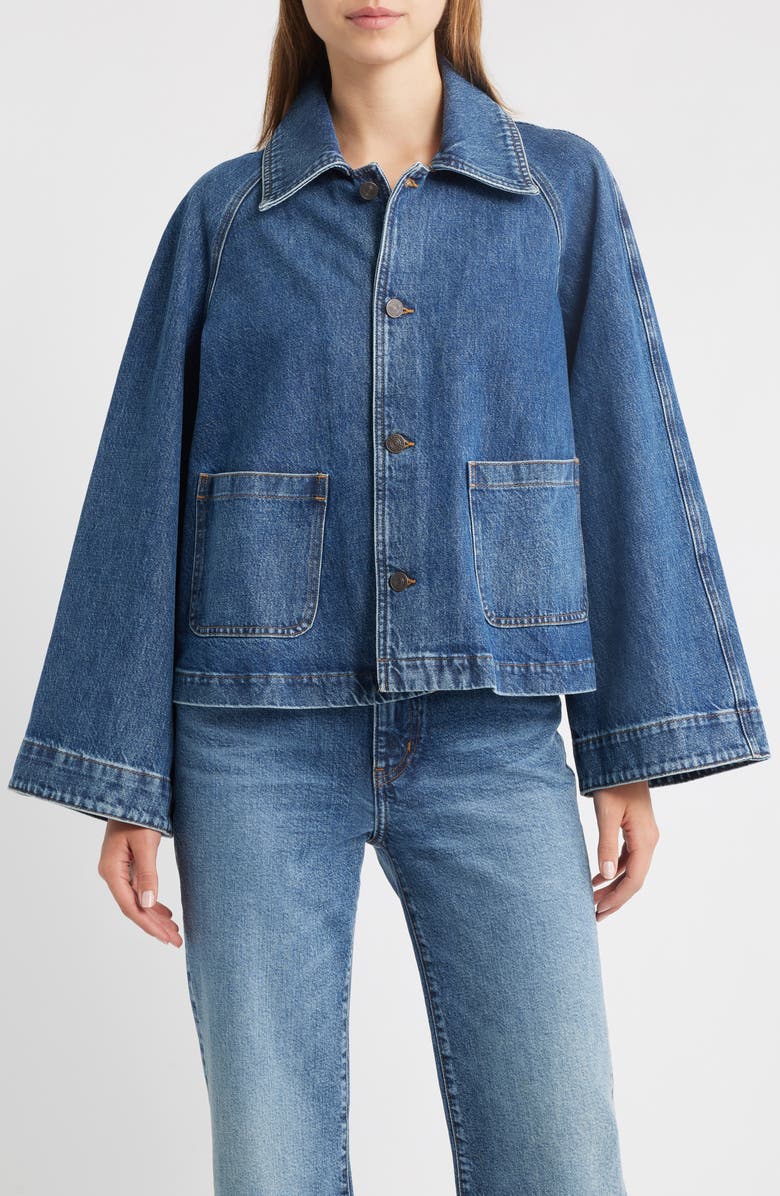 FRAME The Denim Swing Jacket, Alternate, color, Hex