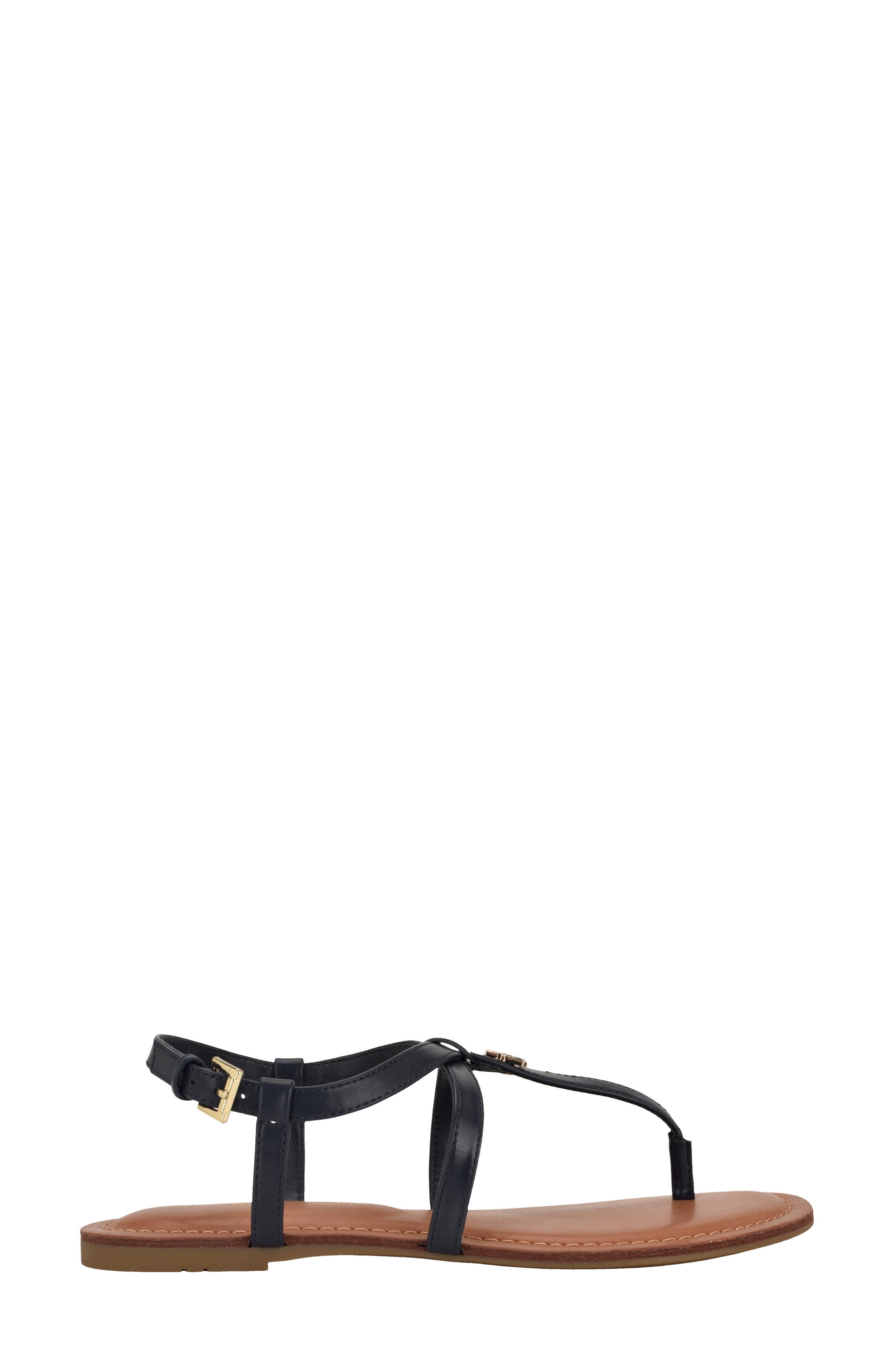 Lohian T-Strap Sandal, Alternate, color, DARK BLUE