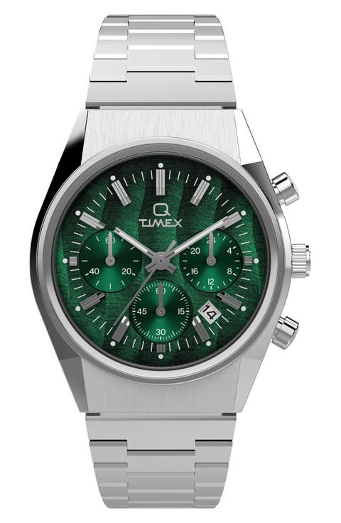 Falcon Eye Chronograph Bracelet Watch, 40mm