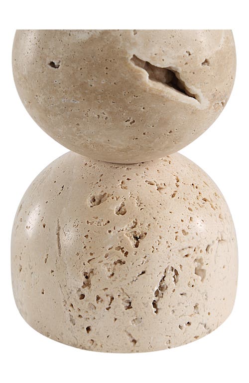 Renwil Travertine Candle Holders In Neutral