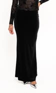 Petal & Pup Velman Velvet Maxi Skirt