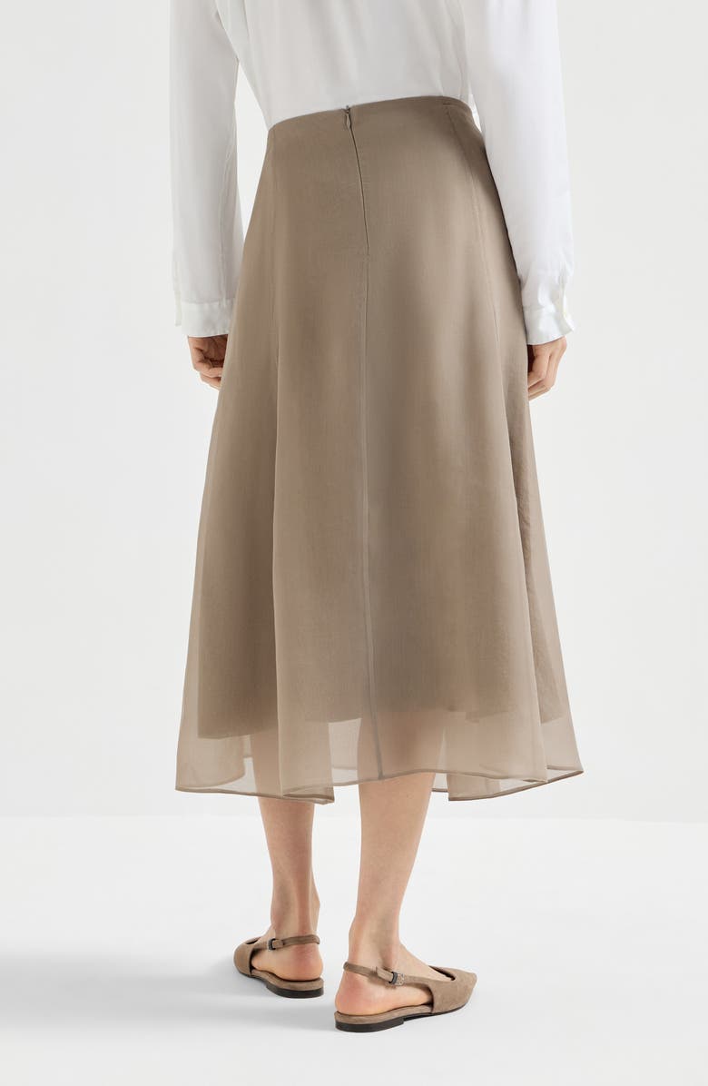 Brunello Cucinelli Circle skirt, Alternate, color, Rope