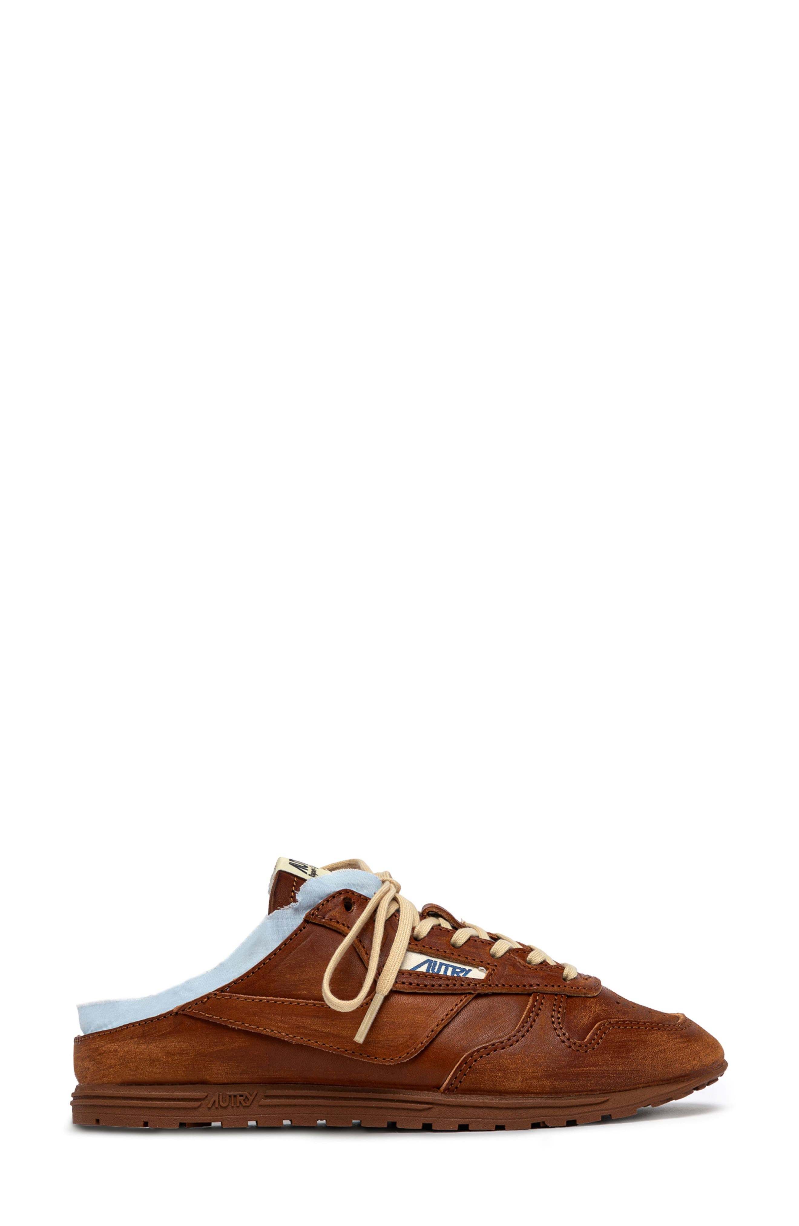 AUTRY Windspin Super Vintage Mule Sneaker, Alternate, color, Brown / Azure