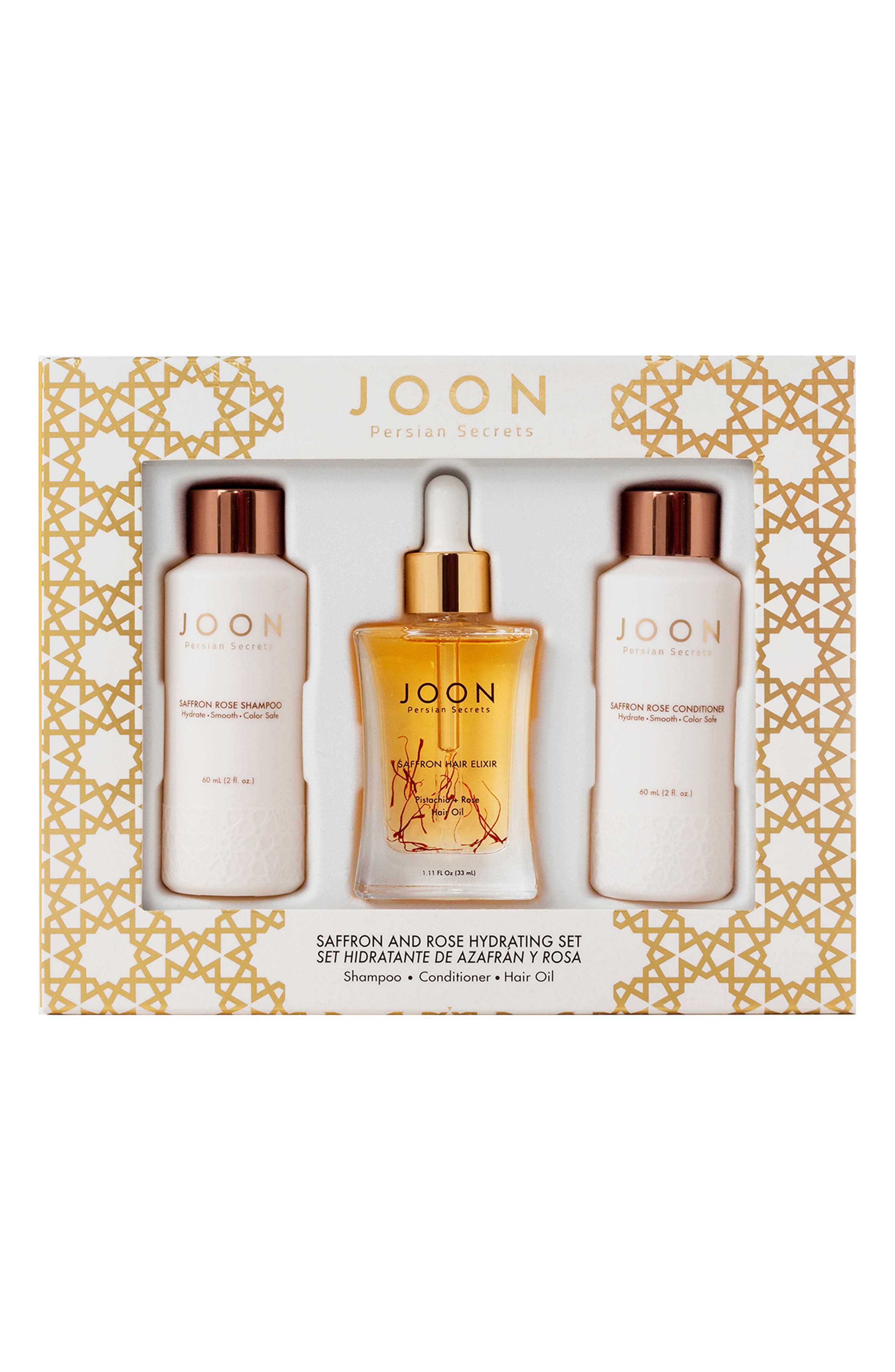 Saffron Rose Hydrating 3-Piece Haircare Set $50 Value | Nordstrom
