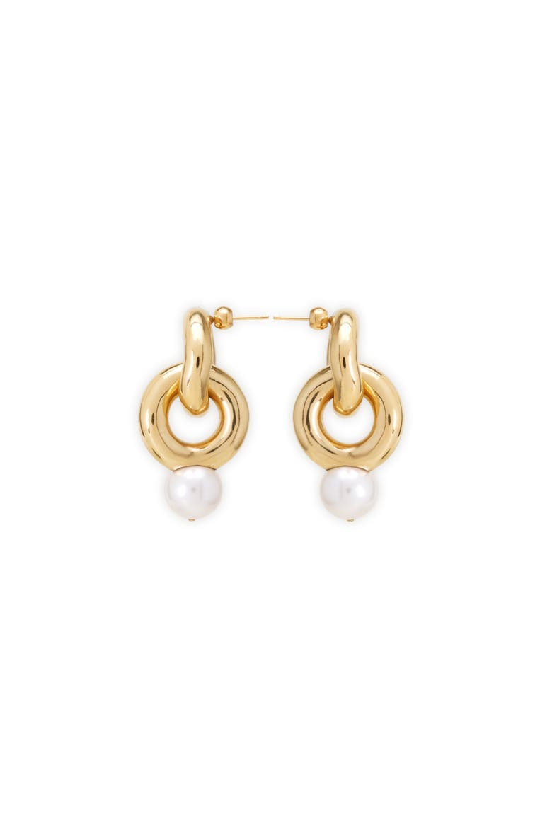 Les Perles By Lanvin Earrings, Alternate, color, Gold