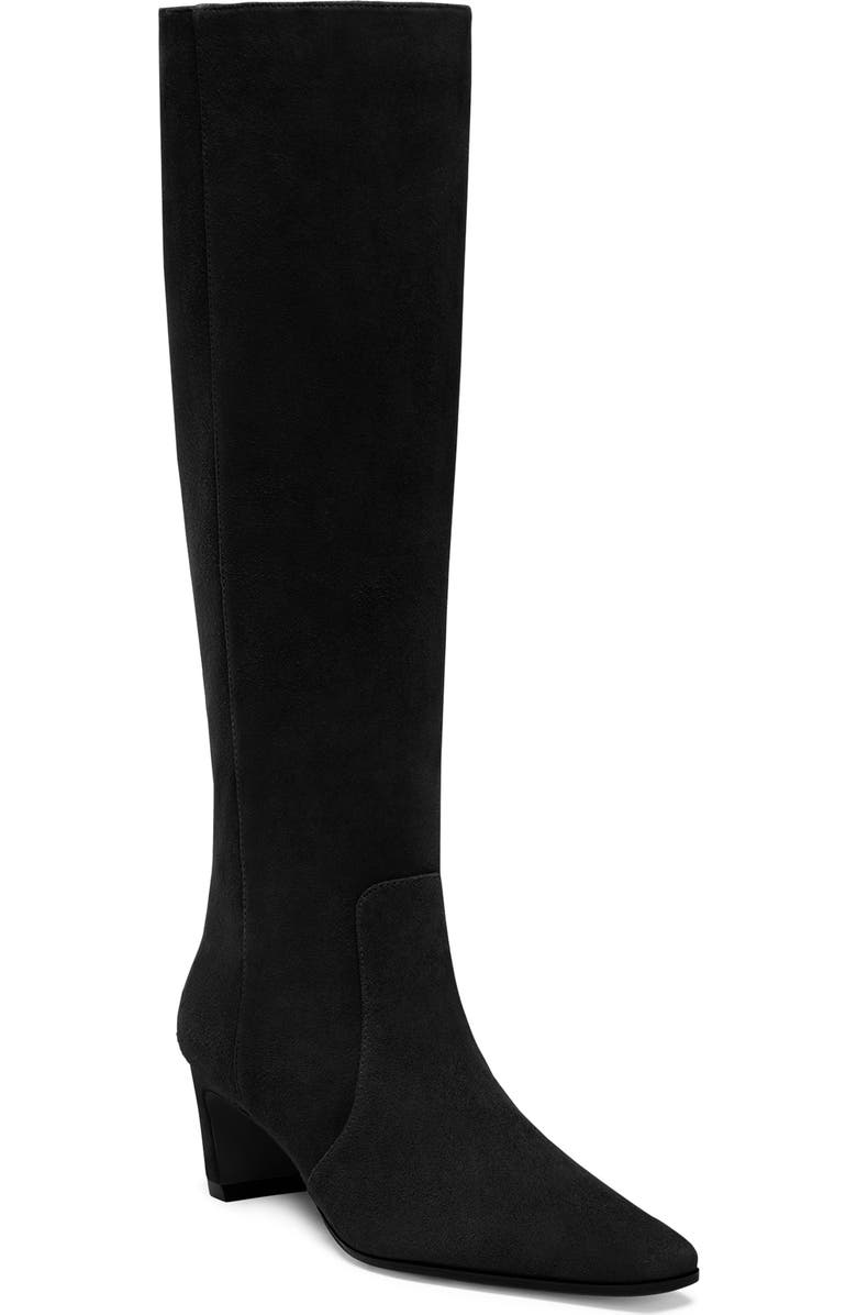 Stuart Weitzman Stassi Boot 50, Main, color, Black Suede