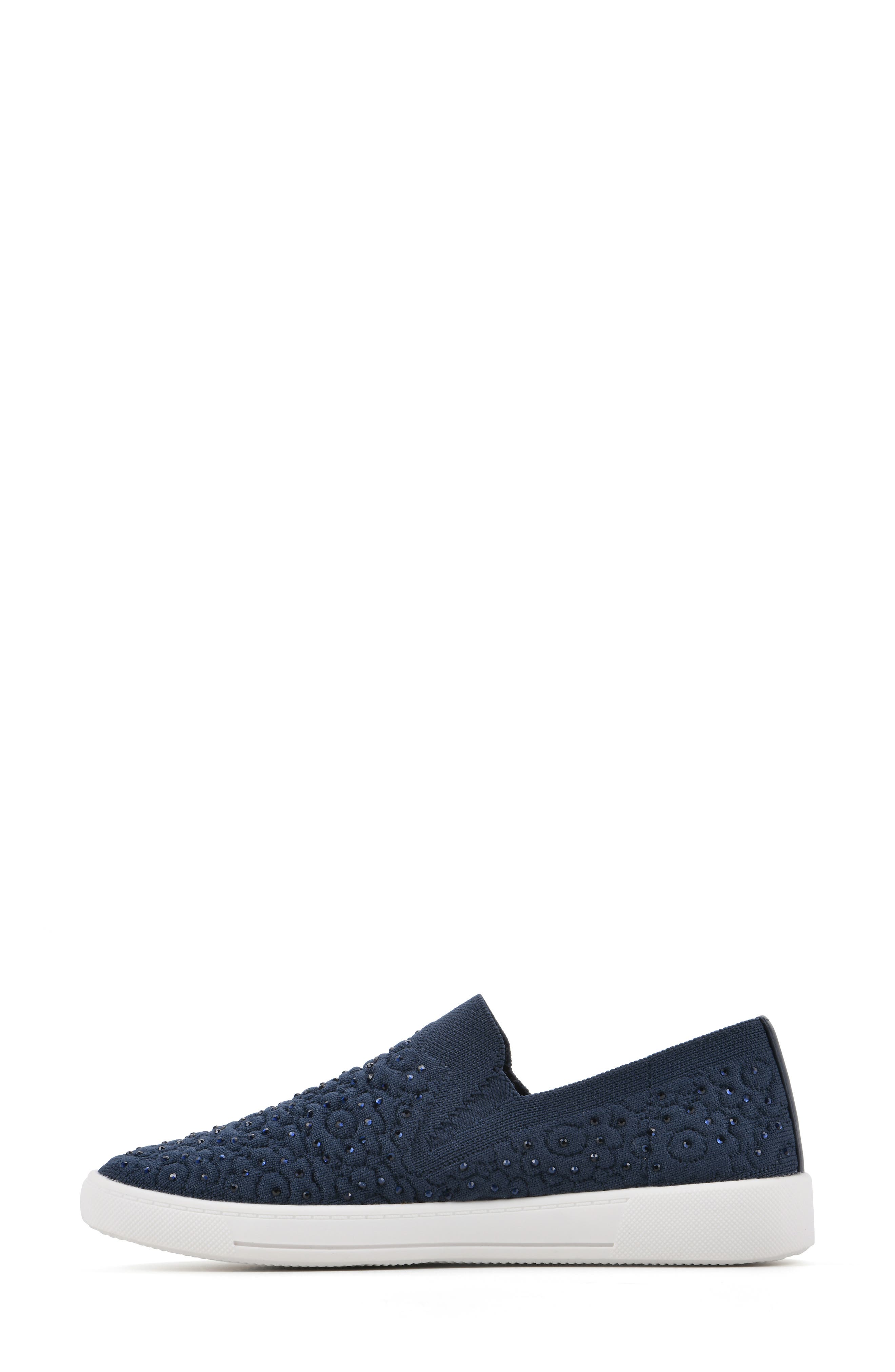 Unit Knit Slip-On Sneaker, Alternate, color, NAVY/ FABRIC