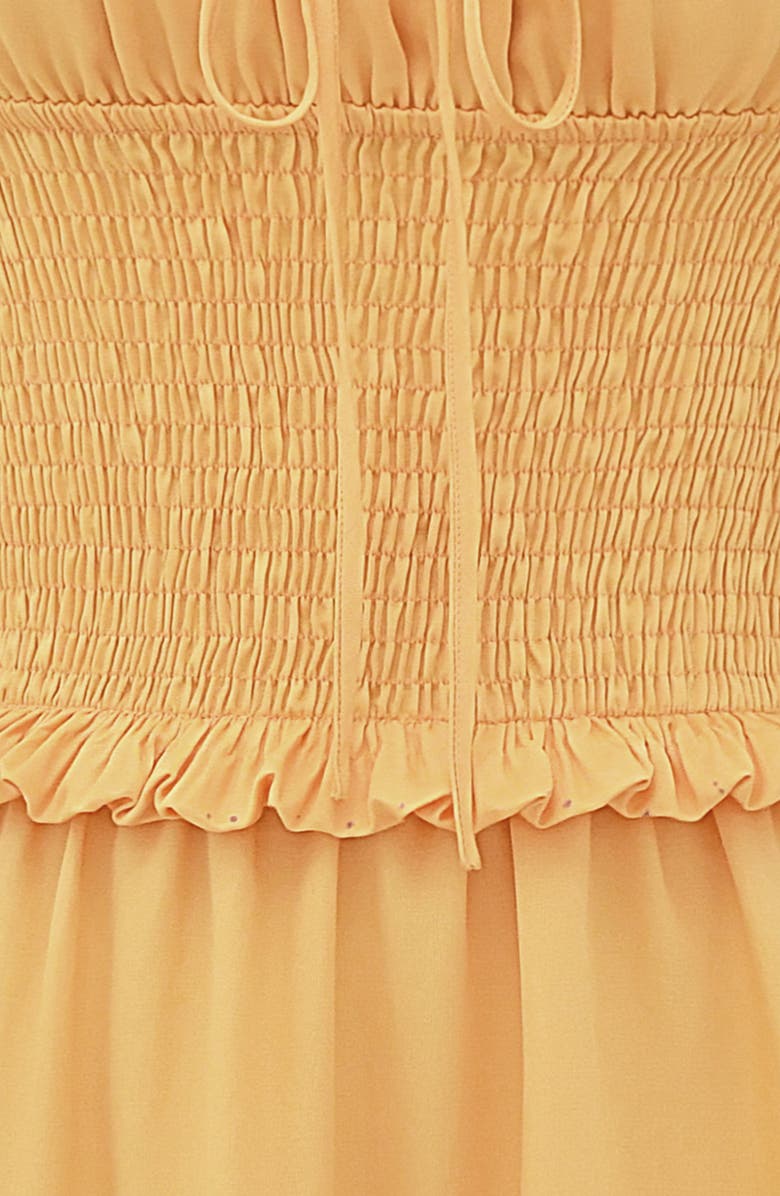 HOUSE OF CB Phedra Ruffle Smocked Bodice Sundress, Alternate, color, 