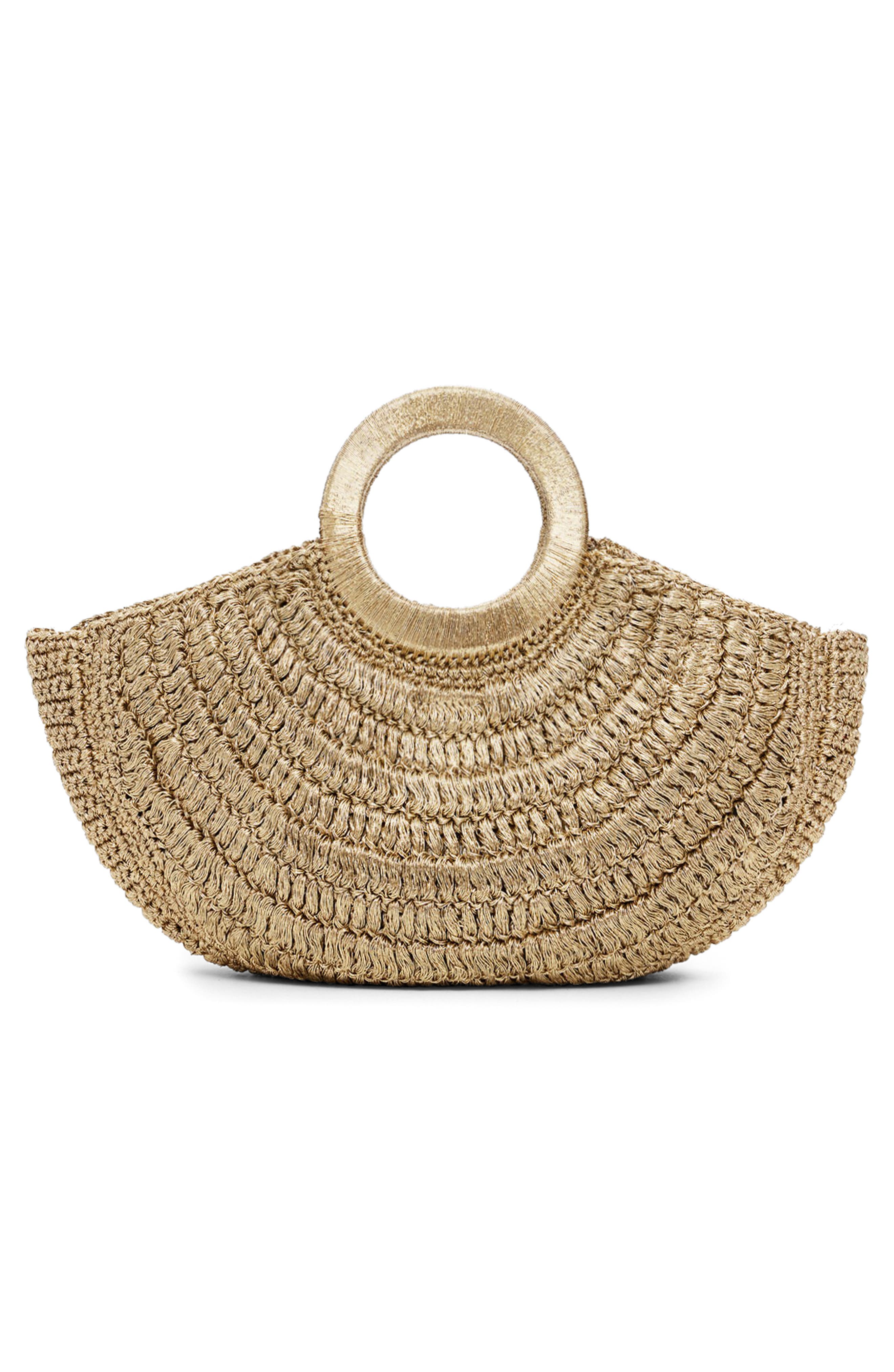 Desigual Raffia Bag, Alternate, color, 