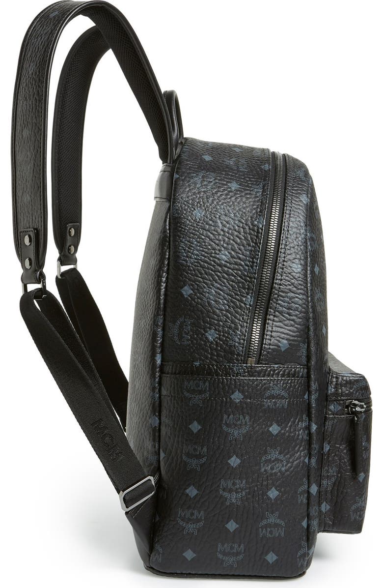 MCM Medium Stark Visetos Backpack, Alternate, color,
