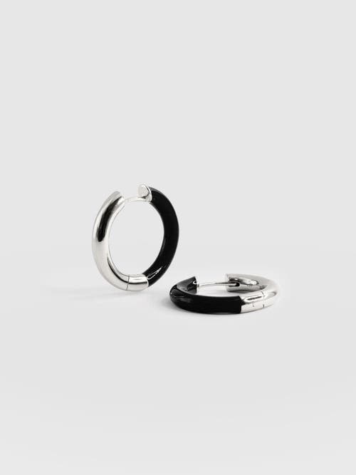 Saint + Sofia Enamel Stripe Charm Necklace In Multi